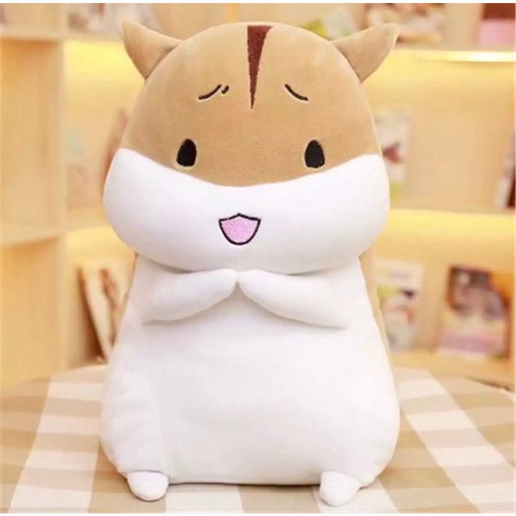 Boneka Hamster coklat / Maianan anak lucu dan Gemesin ukuran 35 cm