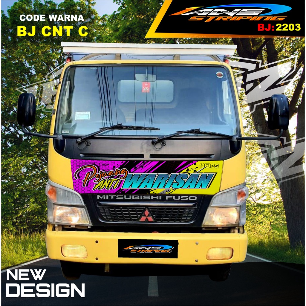 STICKER KAP DEPAN TRUK DINA , RAGASA / STIKER KABIN TRUK RAGASA,UMPLUNG / STIKER KAP CUP DEPAN TRUK DINA,FUSO