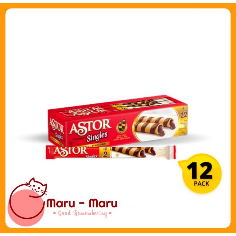 

Astor Wafer Stik Cokelat Singles 12pcs