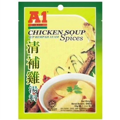 

A1 Chicken Soup Spices 35 gr / A 1 Sup Rempah Ayam