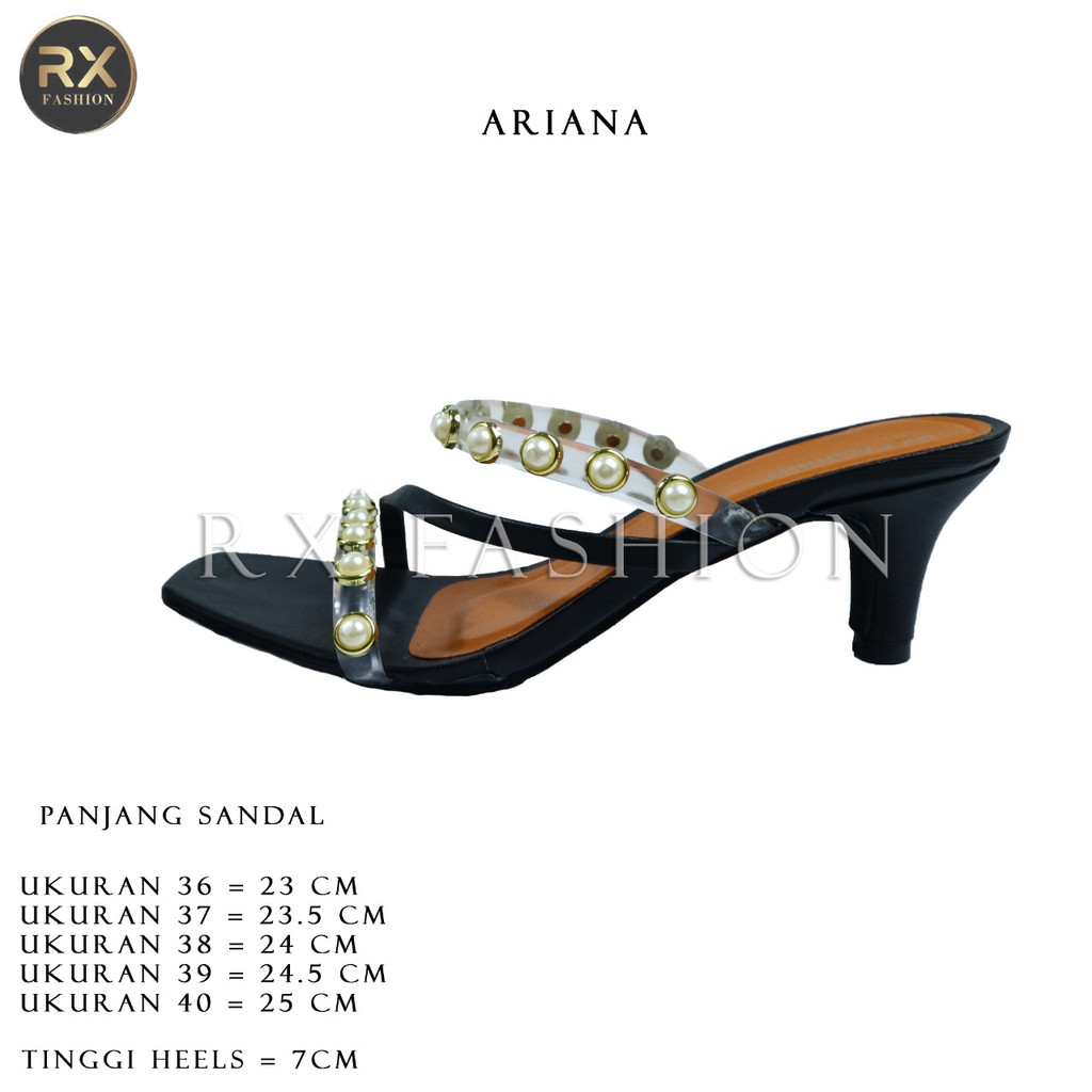 RX FASHION - SENDAL ARIANA HEELS IMPORT - FASHION SENDAL HAK WANITA ***GOOD QUALITY***