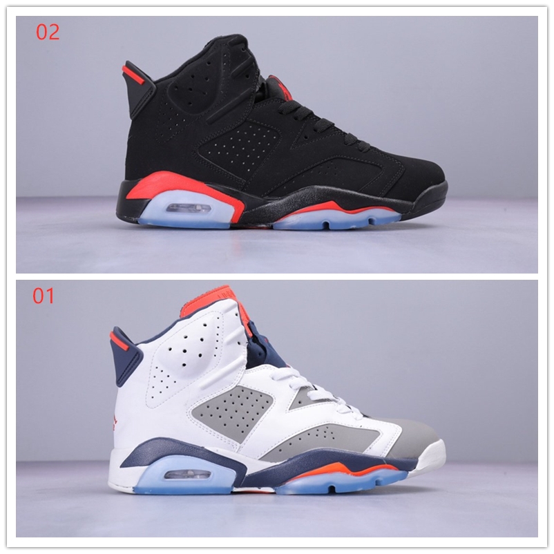Nike Air Jordan 6 Retro Basketball Sport Shoes Shopee Indonesia