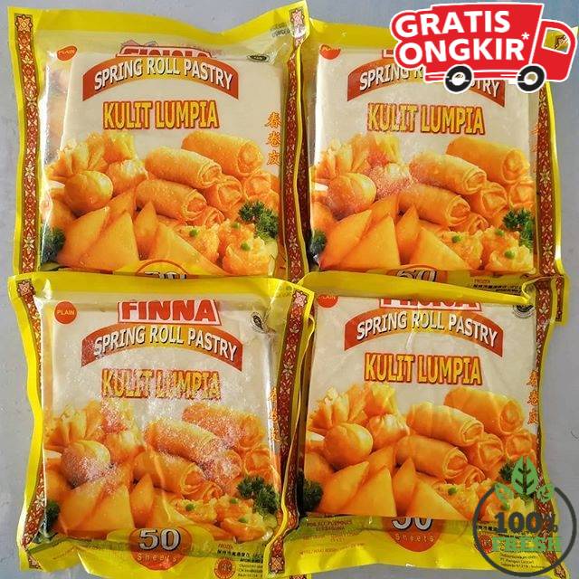 

[PASTI FRESH]KULIT LUMPIA FINNA ISI 50 Lembar