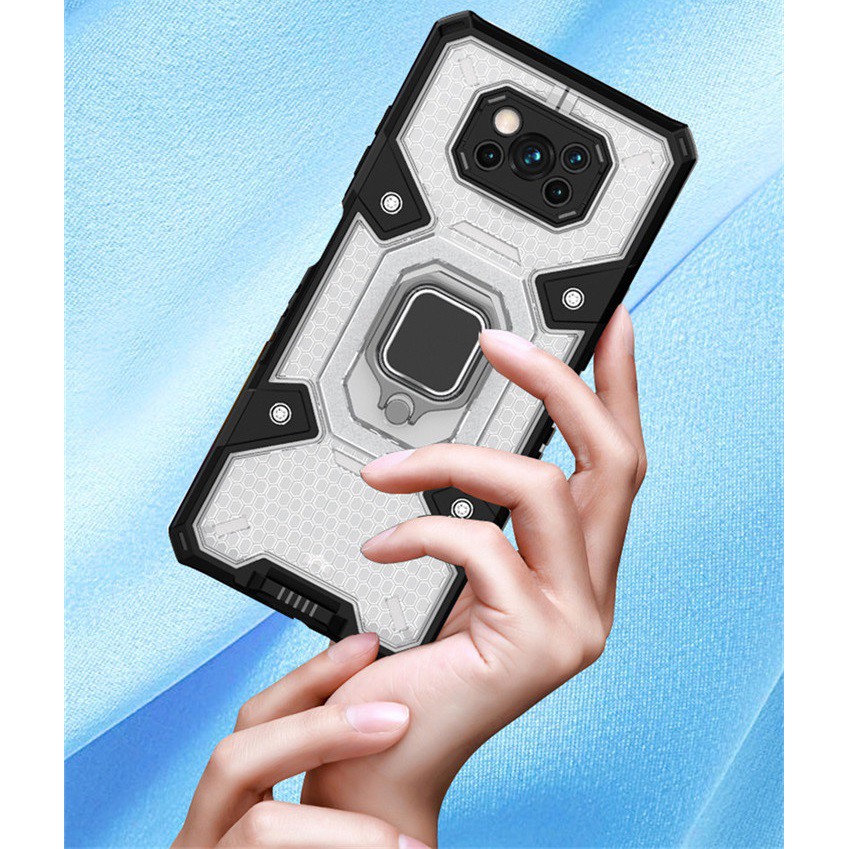 Armor Stand Case Poco X3 Pro Poco X3 NFC Case Cover