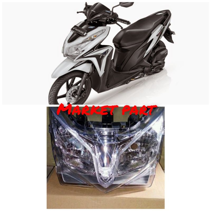 Reflektor lampu depan vario techno/old 125 2012-2014