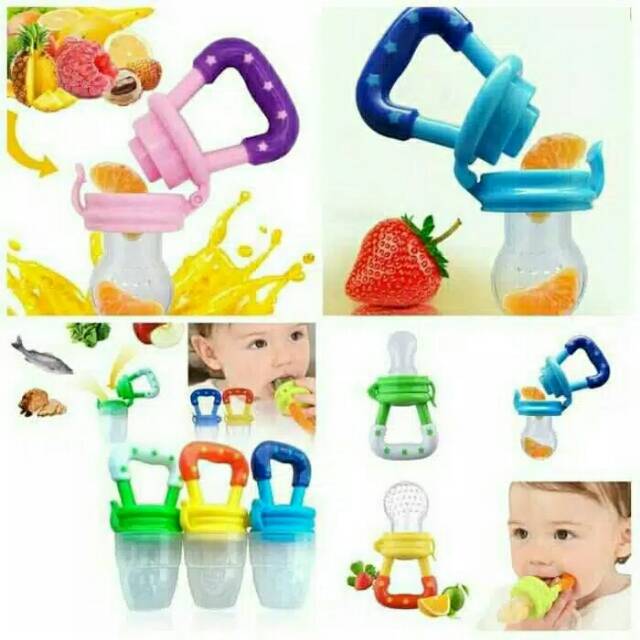 Empeng Buah Dot Buah Gigitan Bayi Food Feeder-1