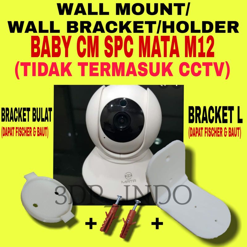 Bracket CCTV Baby Cam SPC Mata M12 Wall Mount Breket Braket Holder