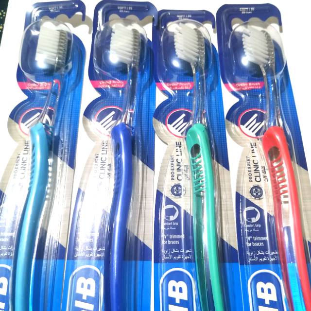 Sikat gigi oral b braces orthodontic / behel / kawat gigi