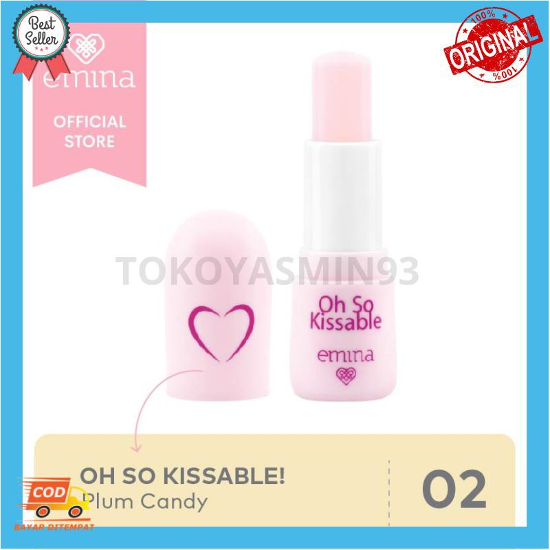 Emina Tinted Lipbalm Oh so Kisseable New Murah