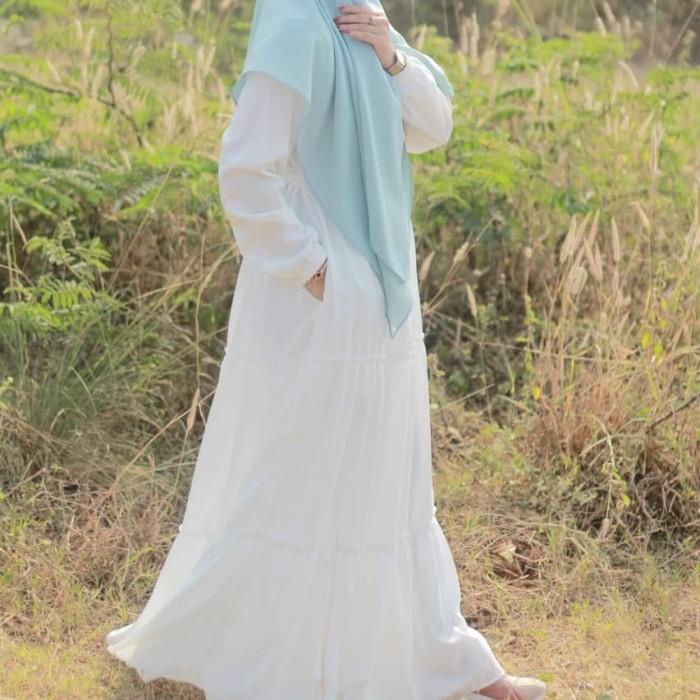 GAMIS HITAM PUTIH POLOS SYARI / GOMES / BAJU HITAM / BAJU PUTIH