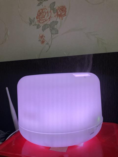 Humidifier Ultrasonic Diffuser 7 Led Color Night Light 500 Ml - Hp001