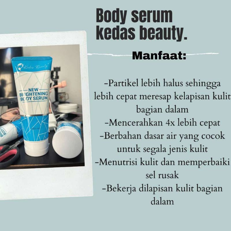 (cod) BODY SERUM KEDAS BEAUTY ORIGINAL ready stok terlaris