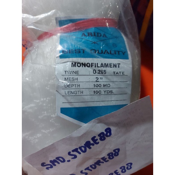 Jaring ARIDA 2 inch 0,265 Tate 100/100