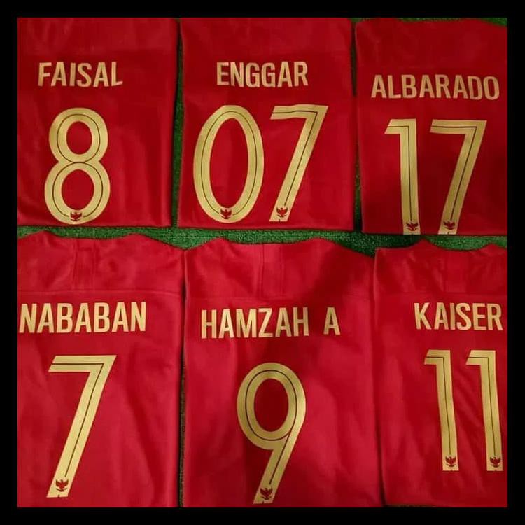 BAYAR DI TEMPAT NAMESET / CUSTOME NAME TIMNAS INDONESIA HOME & AWAY OFFICIAL AFF 2016 KODE 1112
