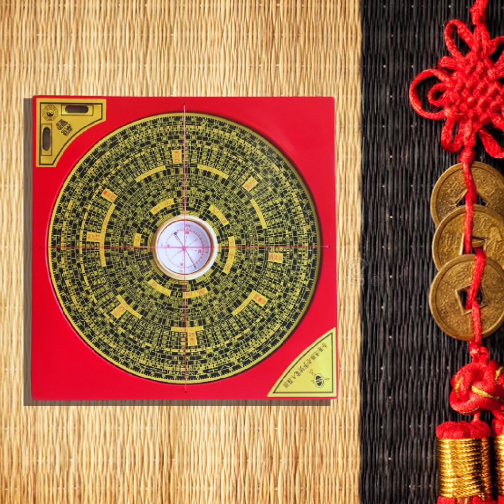 Luo Pan / Luo Jing / Kompas Luopan Fengshui San Yuan Kompas Fengshui Magnetik 20 cm/23 cm