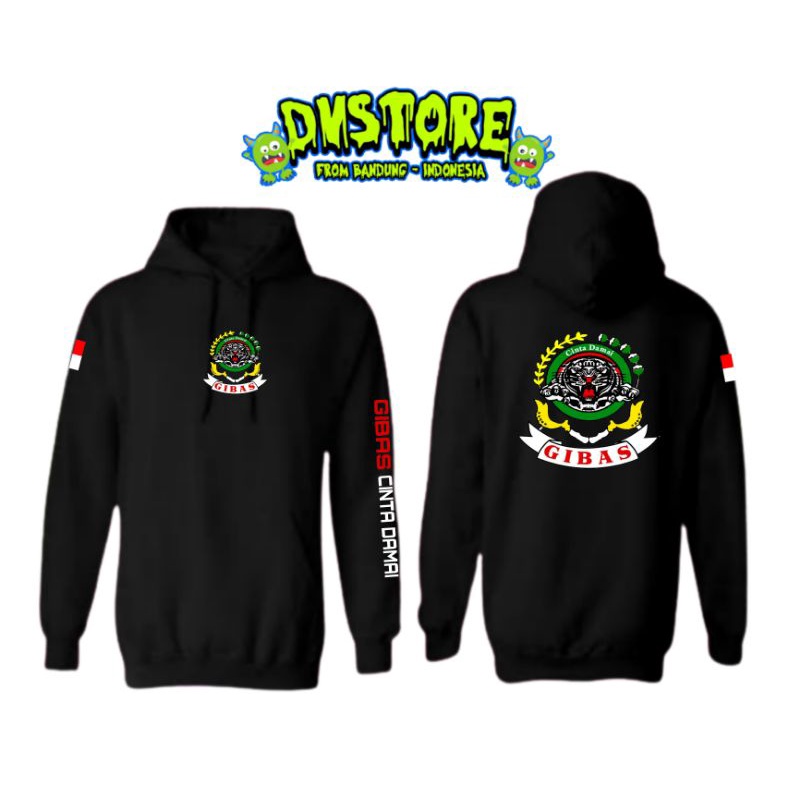 Hoodie Gibas Cinta Damai//Sweater Ormas Gibas//Jaket Gibas//Atribut Gibas//Sweater Keren Murah Berku
