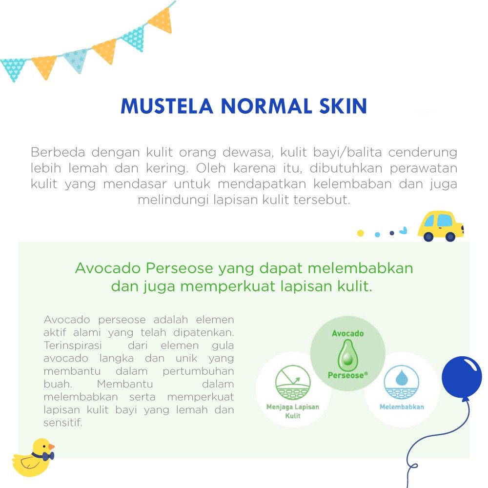 Mustela Normal Skin Hydrabebe Facial Cream - Body Lotion Untuk Bayi Kulit Normal Mustela