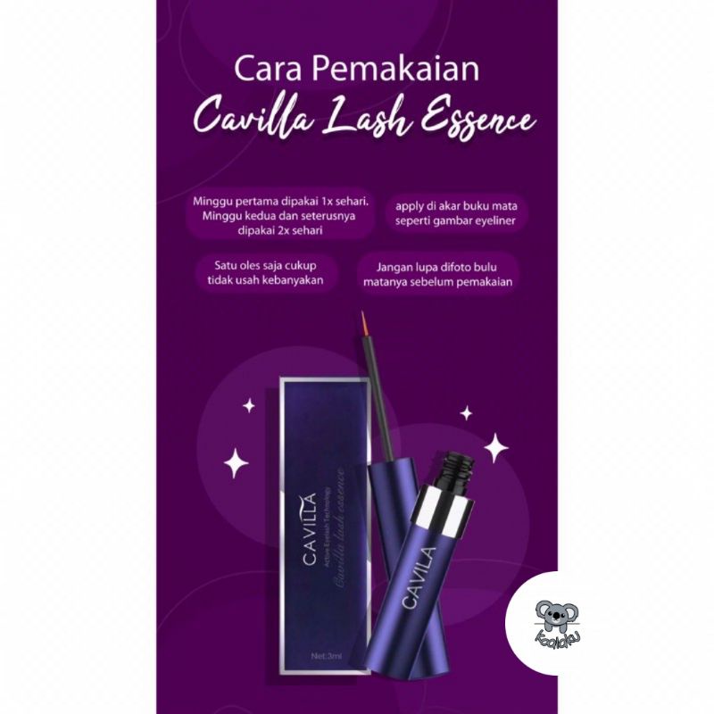 Cavilla Eye Lashes Serum Eyelash Essence Hair Tonic