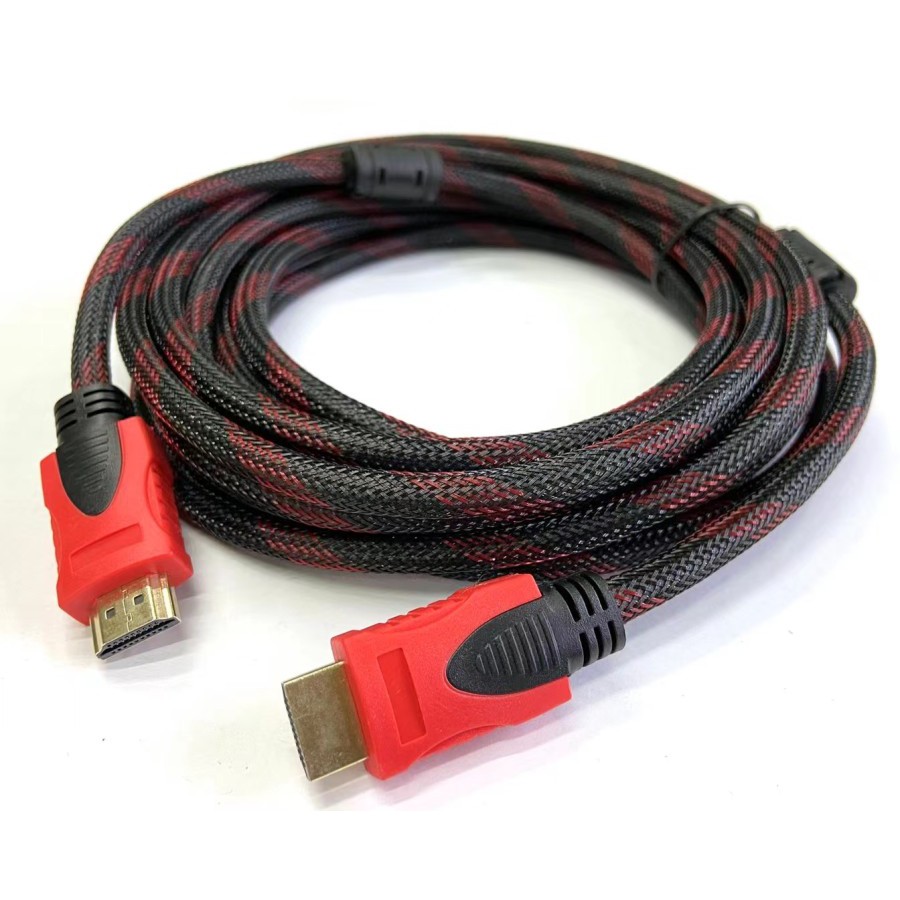 Kabel HDTV to HDMI 5M Versi 1.4 hdTV 5 meter Serat Jaring