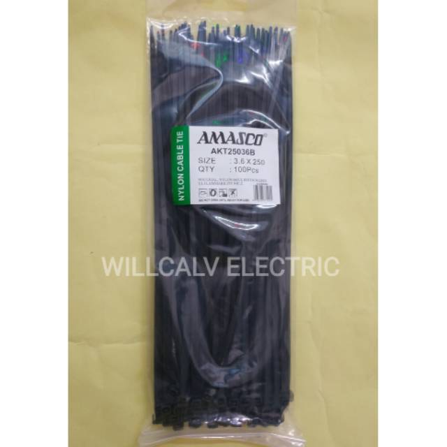 KABEL TIES 3.6X250MM - KABEL TIES 3.6X25CM - INSULOK 3.6X250MM - INSULOK 3.6x25CM WARNA HITAM