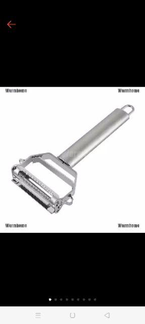 Whid Pengupas Buah / Sayur Fungsi Ganda Bahan Stainless Steel