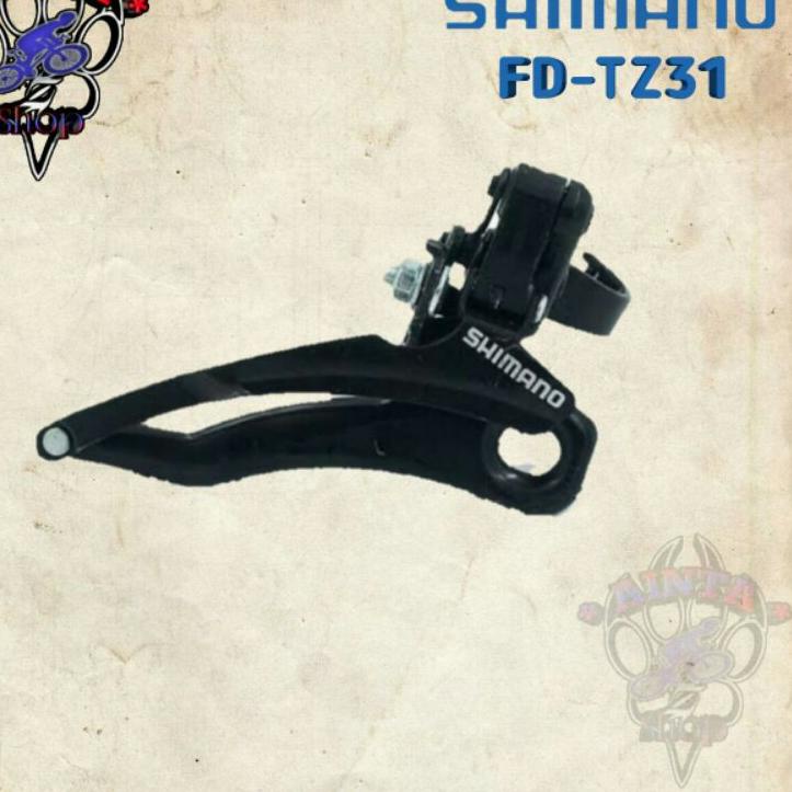(BIG SALE) Fd shimano TZ31 / front derailleur 3 speed original tarikan atas