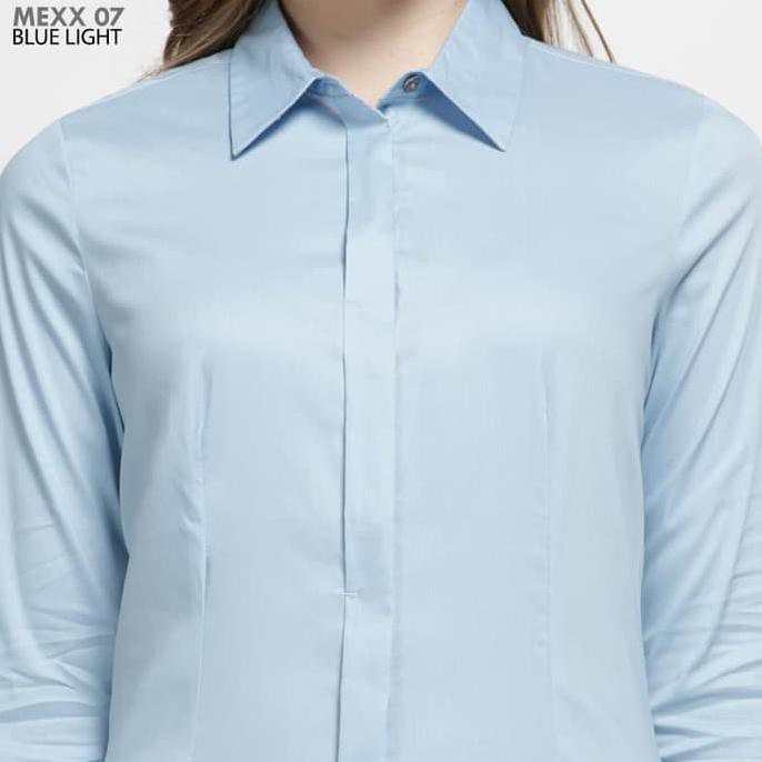 BARANG MURAH MEXX WOMEN LONG SLEEVE OFFICE BLOUSE| KEMEJA WANITA LENGAN PANJANG BW