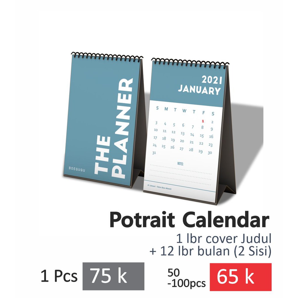 Jual Potrait Calendar Free Design Kalender 2022 2023 Calendar 2022 2023 Kalender Potrait 6301