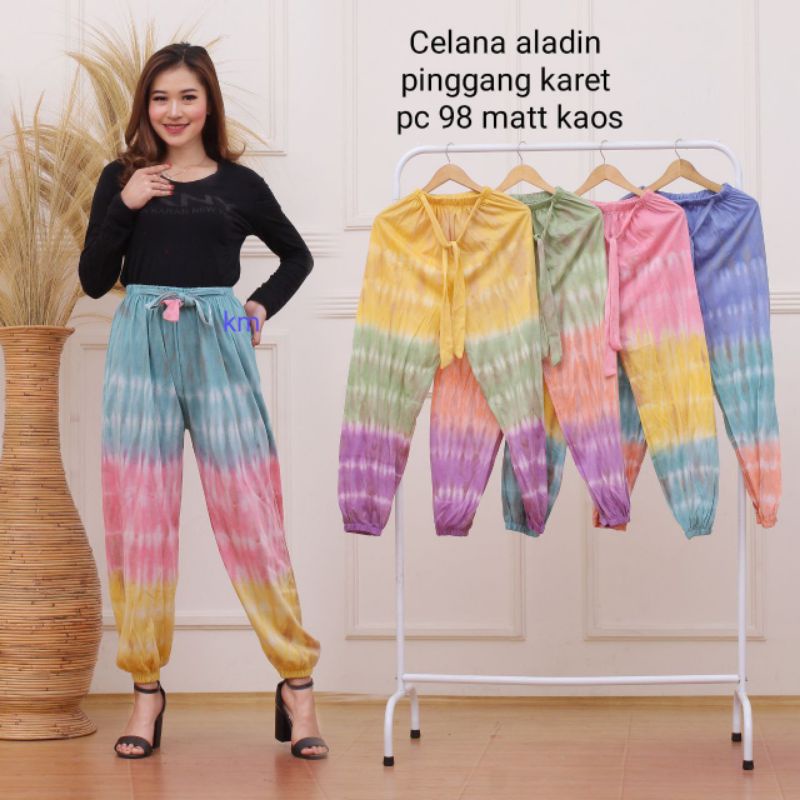 Jogger Pants Matt Kaos Cotton / Celana Wanita Panjang Kekinian / Celana Legging Motif Terbaru