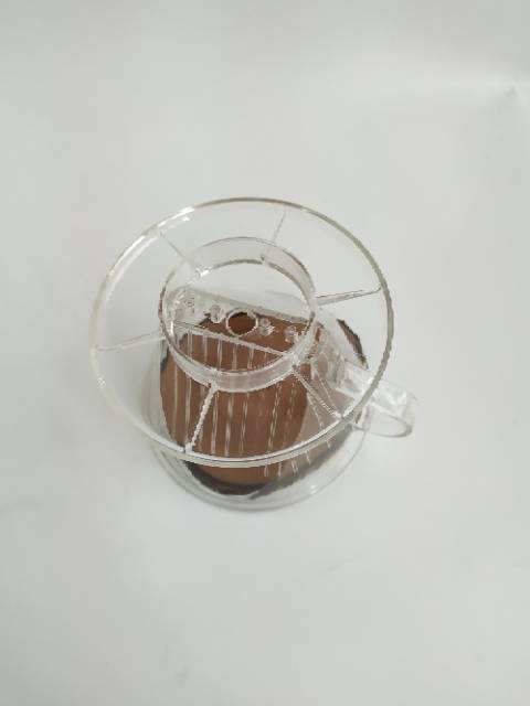 V60 02 Flat Bottom Pour Over Acrylic Plastik Dripper 2-4cups