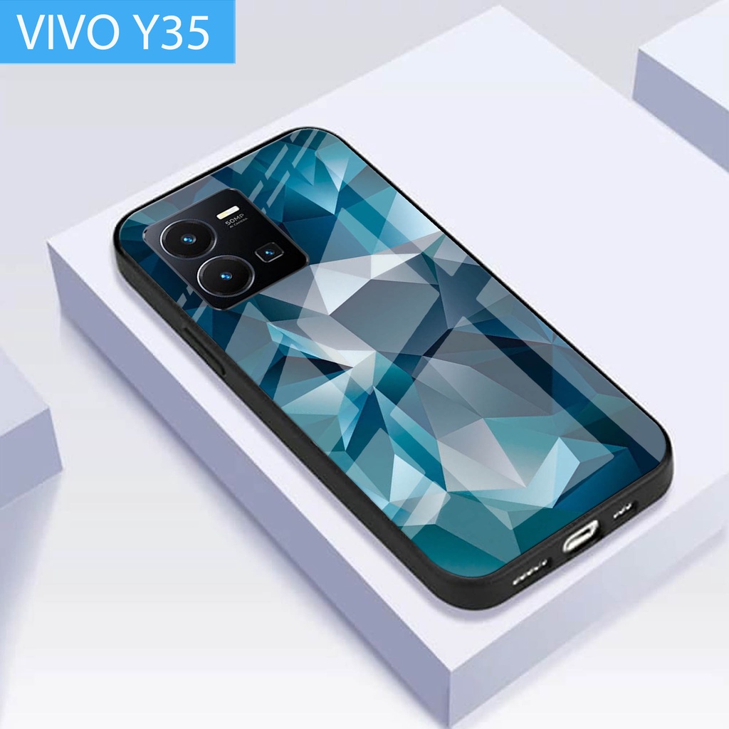 [G11] SOFTCASE VIVO Y35 - SOFTCASE GLASS KACA VIVO Y35 - SOFTCASE KACA VIVO Y35 - CASE KACA VIVO Y35