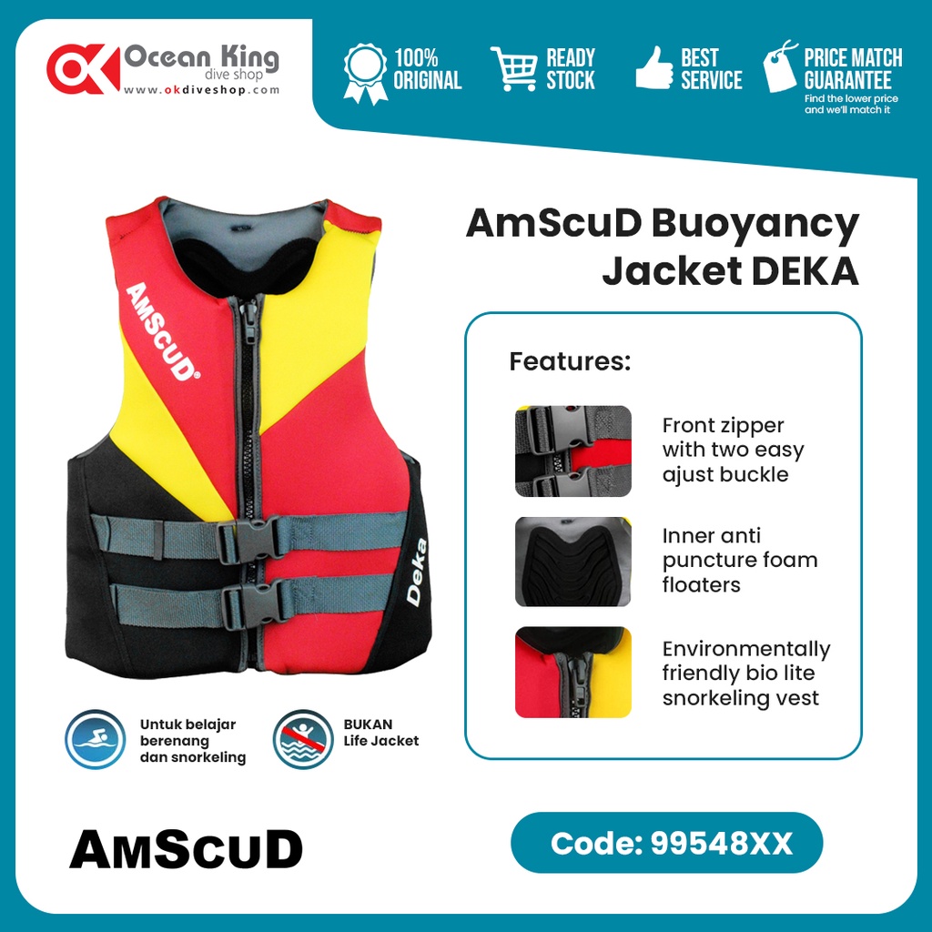 AMSCUD PELAMPUNG / BUOYANCY JACKET DEKA