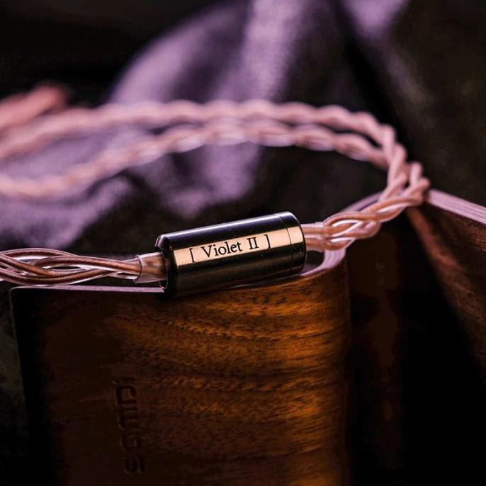 LYRE ACOUSTICS VIOLET KABEL UPGRADE MOONDROP A8 6N OCC 22AWG LITZ 0.78 - 3.5MM SE