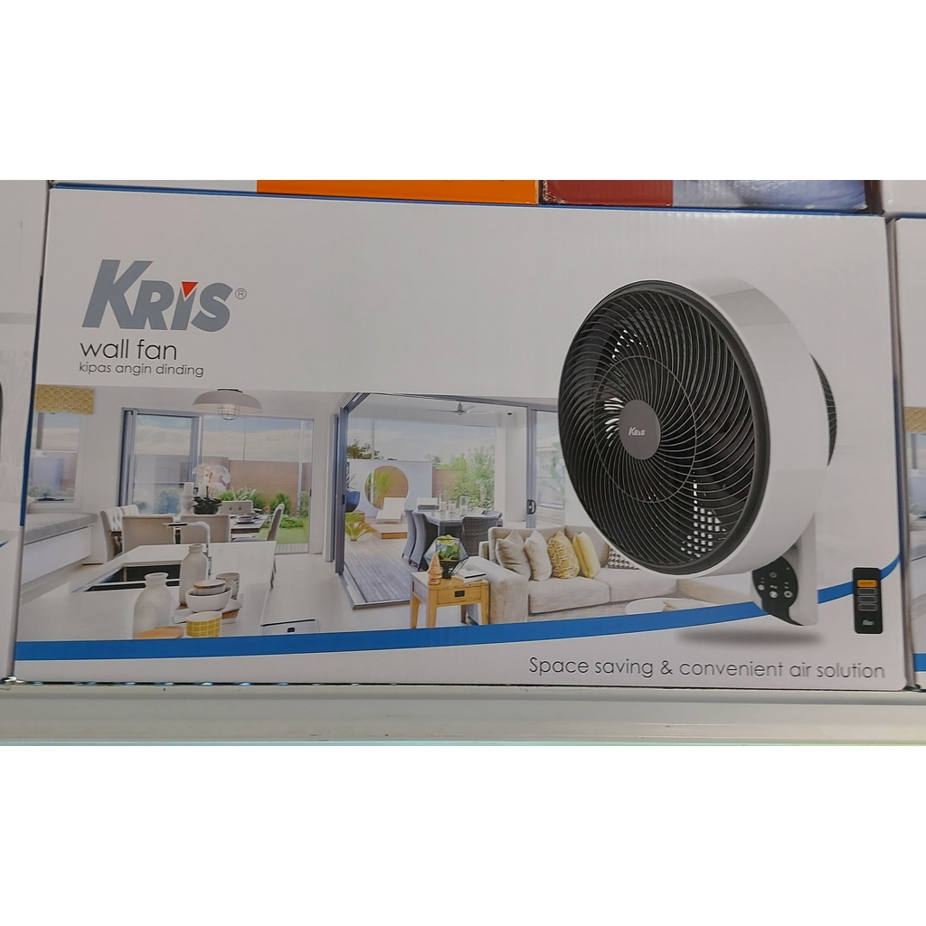 KIPAS ANGIN DINDING DENGAN REMOTE 16 INC / WALL FAN 65W / KIPAS TEMBOK