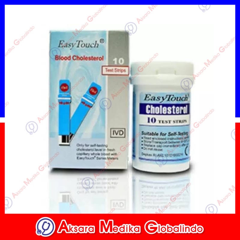 STRIP EASY TOUCH KOLESTROL STRIP CEK KOLESTROL CHOLESTROL #AMG