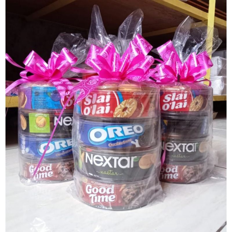 

Parcel Biskuit Original 4 in 1 isi 4 toples termurah