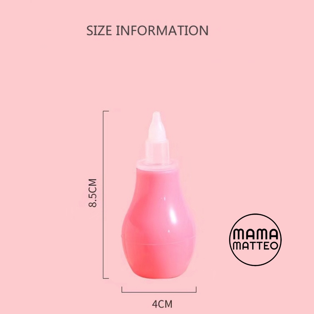 Alat Sedot Ingus Bayi  / Alat Pembersih Hidung Pilek Anak / Warna Biru Pink Kuning / BANDUNG