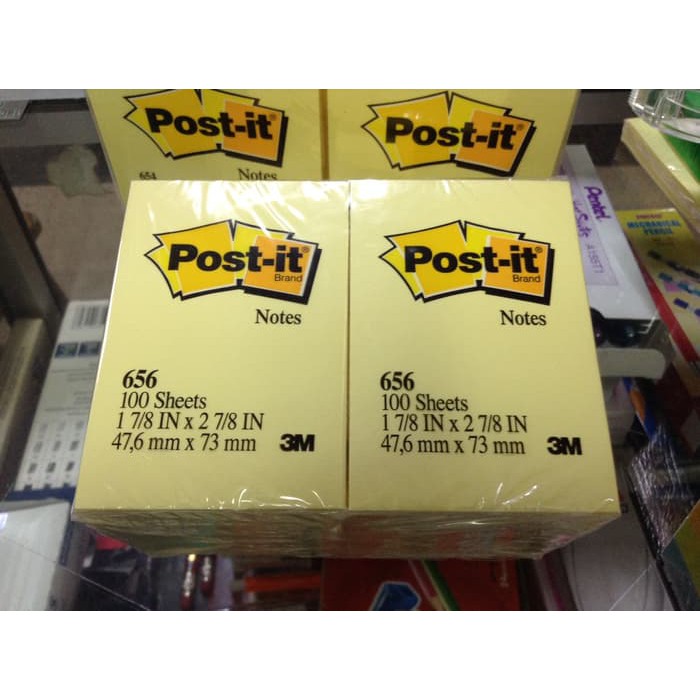 post-it notes 3M 656 yellow (PCS)