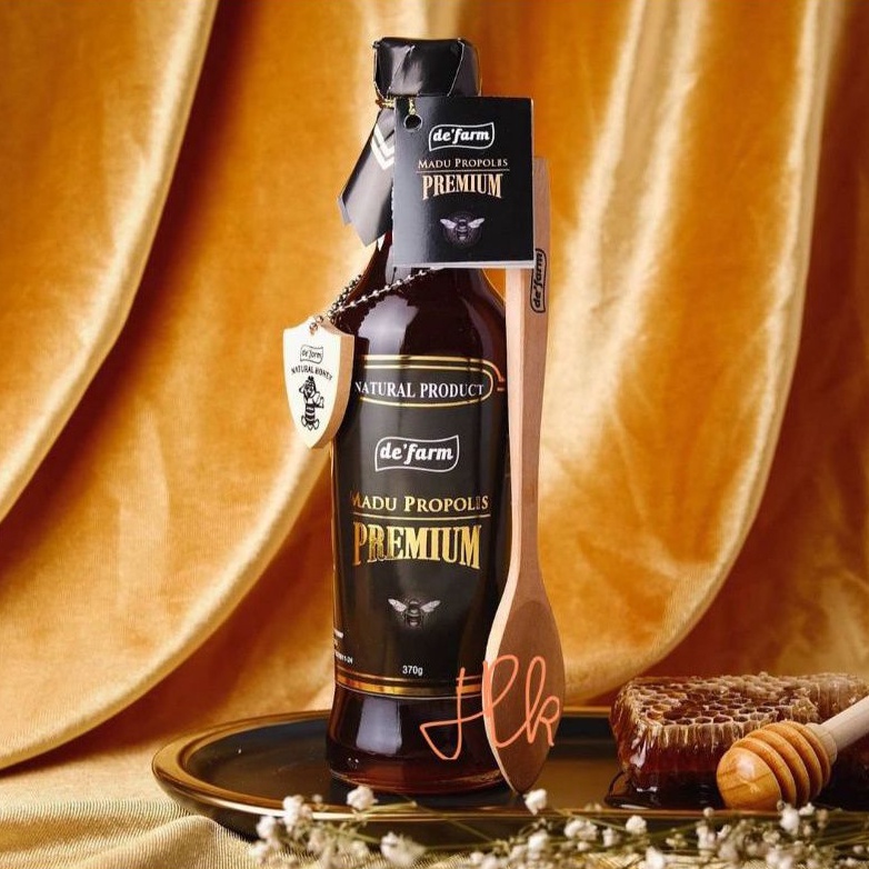 

de farm madu Propolis premium/madu de farm propolis/madu asli de'farm/propolis honey 370gr