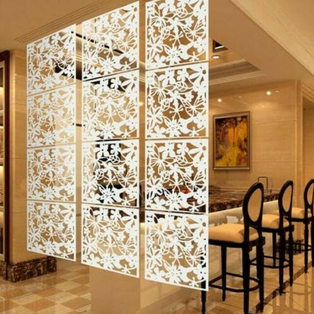 Penyekat pembatas ruangan bahan PVC 1set isi 4pcs Penyekat pembatas ruangan bahan PVC 1set isi 4pcs
