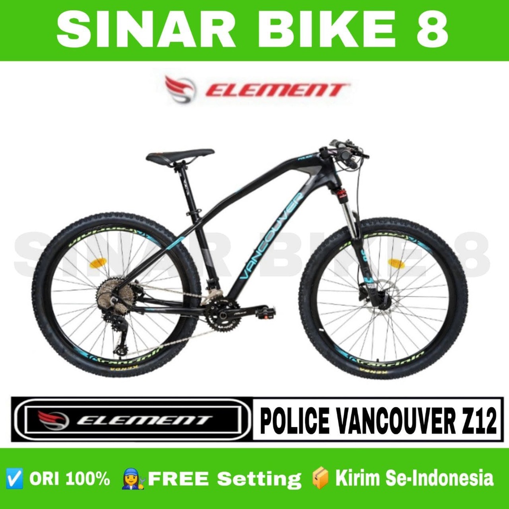 Sepeda Gunung MTB ELEMENT VANCOUVER Z12 Ukura 27.5 Inch Alloy 2 x 12 Speed