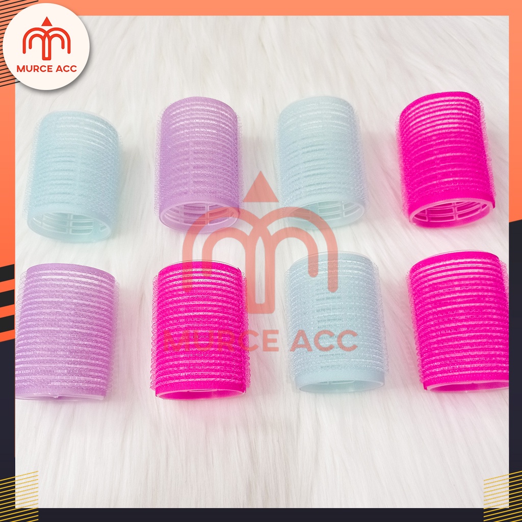 (6 Pcs) Roll Rambut Besar Jumbo Otomatis Import Murah-2