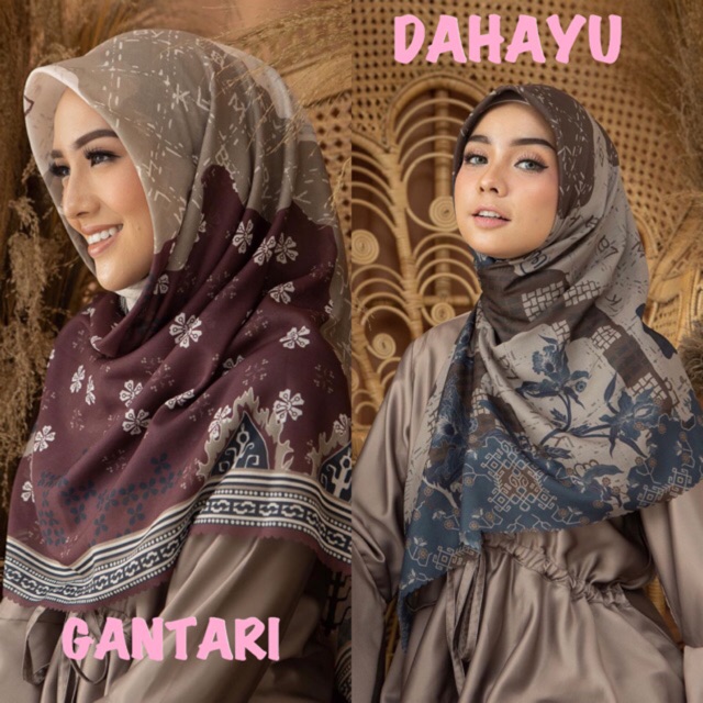 (READY) ISWARA Scarf Wearing Klamby Color DAHAYU dan GANTARI