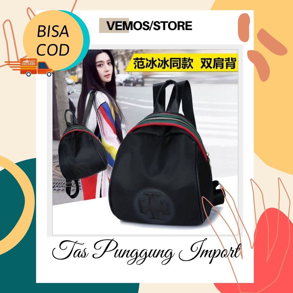 TAS PUNGGUNG RANSEL WANITA TRAVEL CEWEK IMPORT TAS FASHION WANITA  BACKPACK PIKNIK TRAVEL BAG A01