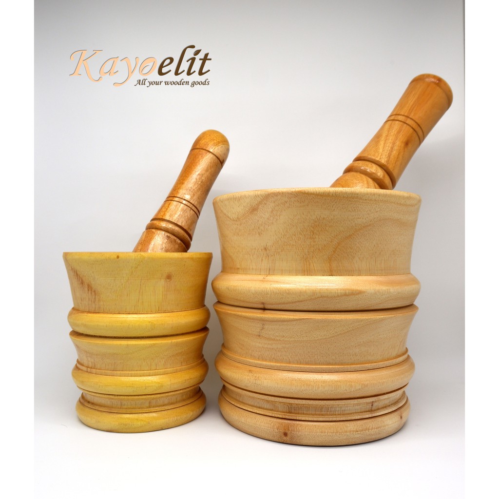 Lumpang Kayu Ukuran Besar