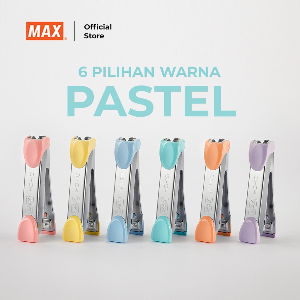 

MAX Stapler Staples Jegrekan Hekter HD10 Max HD-10 Pastel Series Colourful Berwarna