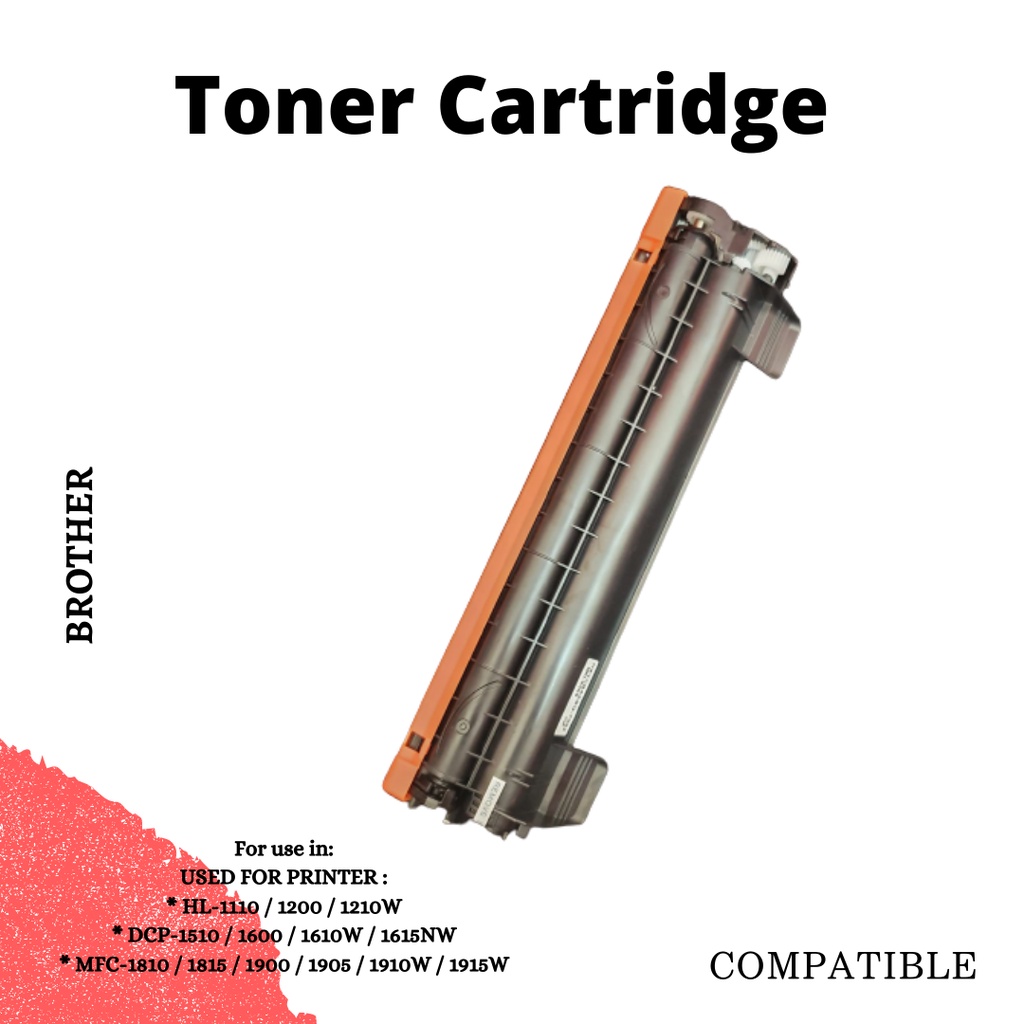 BROTHER Toner TN-1000 Black TN1000 Compatible