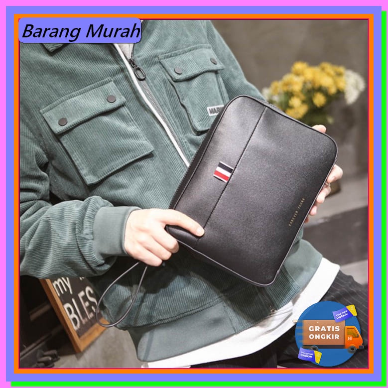 Tas Tangan Handbag Pria Wanita Kulit Impor Montblanc 1187 Termura DT472 Tas Tangan Pria Kulit Impo