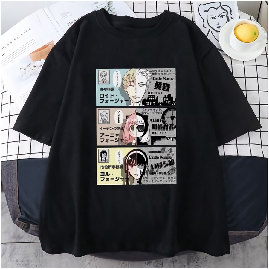 Tshirt Anya Loid Yor Identity Anime Manga SPY x Family Premium Unisex