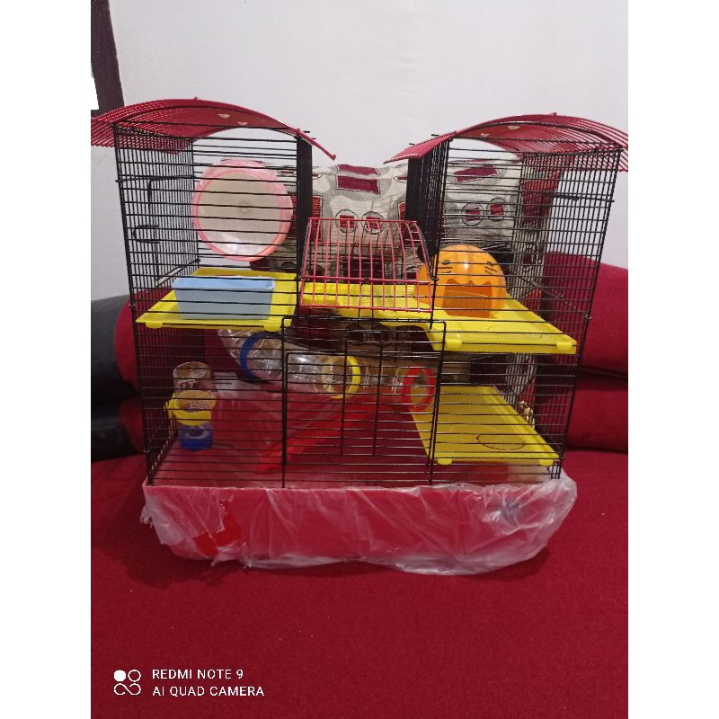 Kandang apartemen hamster besar jumbo mewah